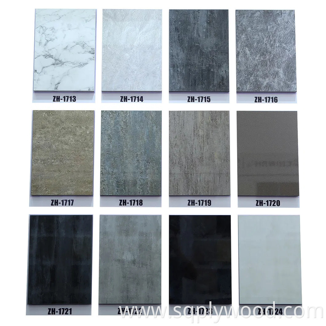 Zhihua High Gloss 18mm Marble Design UV MDF From Manufacturer (ZH1701)